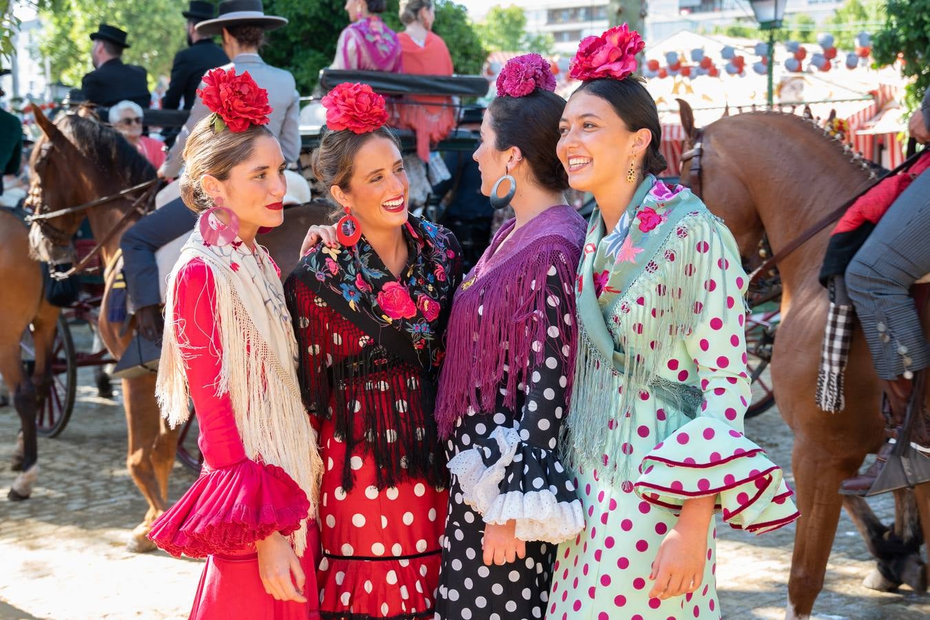 Teresa González Pumar, Claudia Guerrero, Petra Madariaga y Marta Gutiérrez