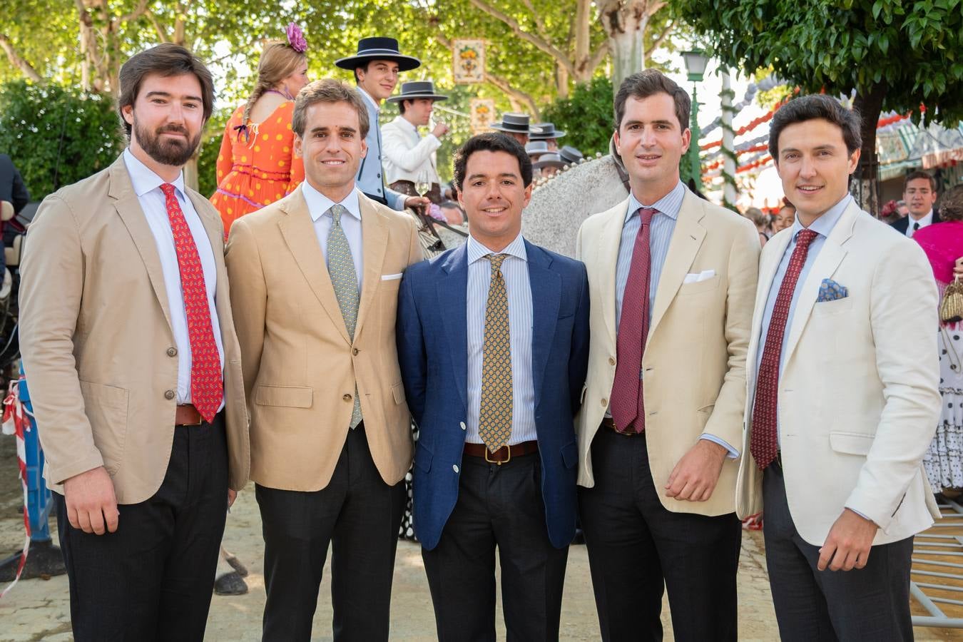 Ignacio Hernández Blanco, Serafín Acebedo, Rodrigo y Juan de Bethencourt y Rodrigo Florit