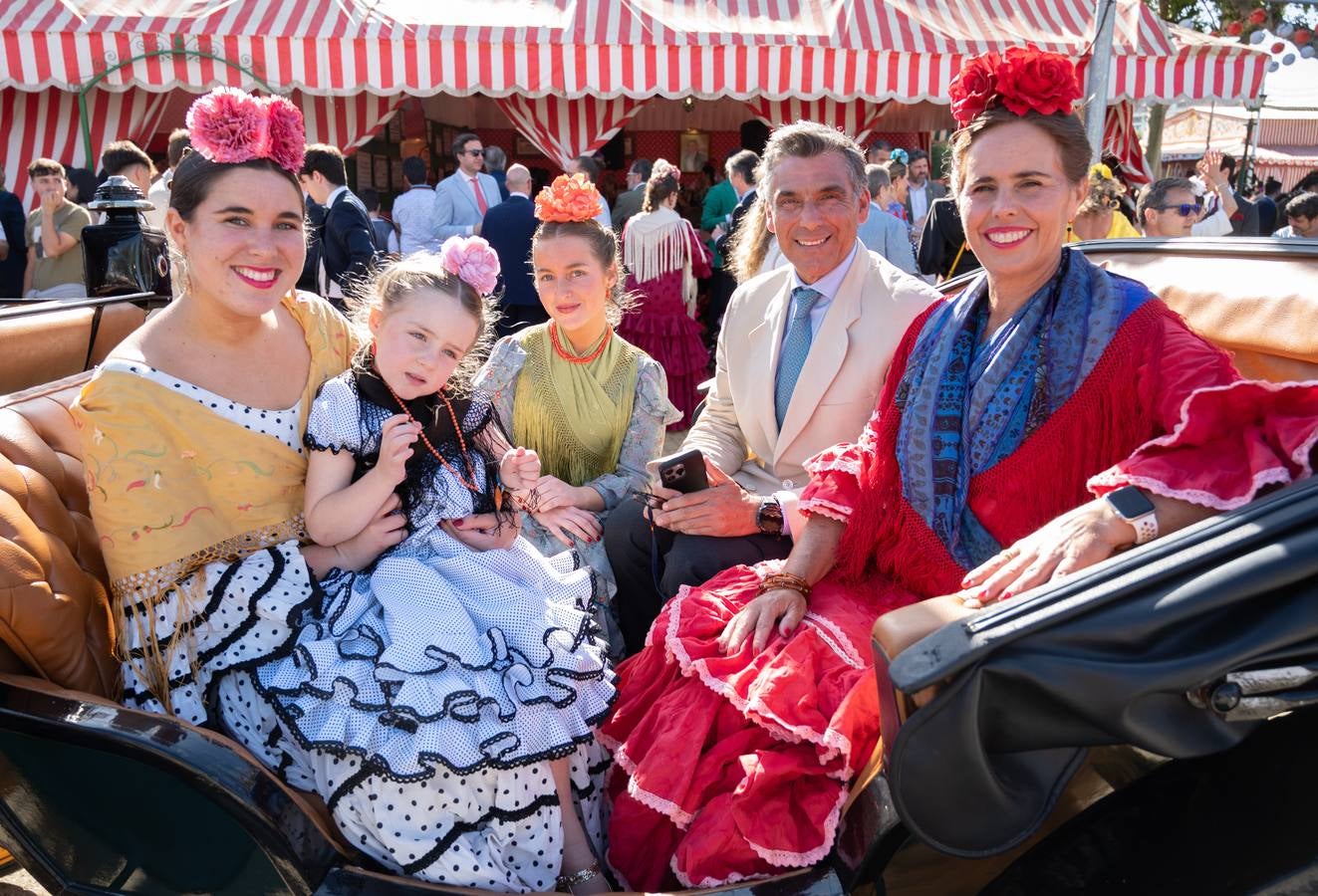 Blanca Moreno Aznar, Ana Rasero Ruiz, Ana Ruiz Soto, Guillermo Moreno y Sabina Aznar