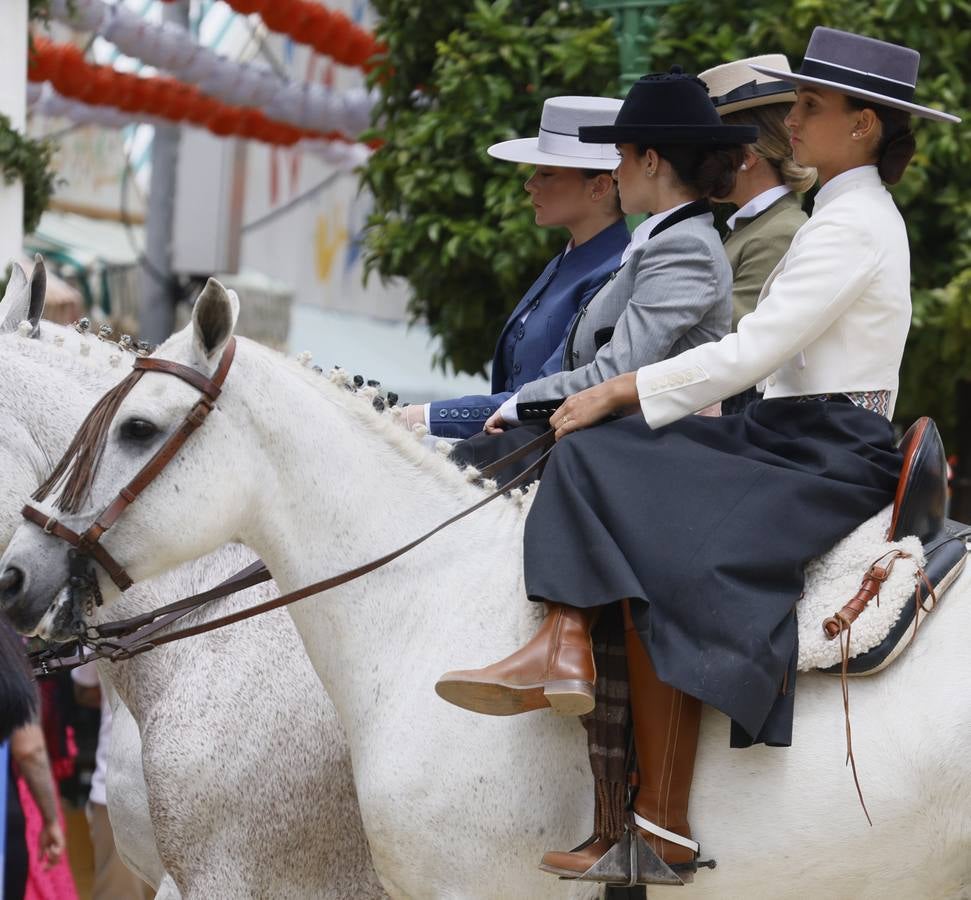 Ambiente este miércoles en la Feria de Sevilla