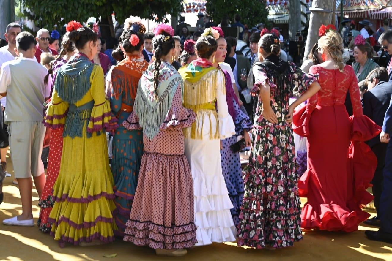 Ambiente este miércoles en la Feria de Sevilla