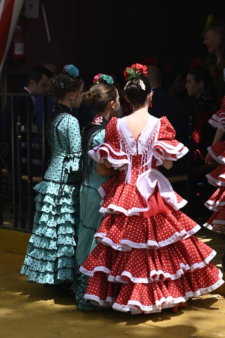 Ambiente este miércoles en la Feria de Sevilla