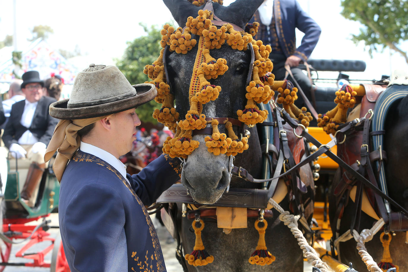 Ambiente este miércoles en la Feria de Sevilla
