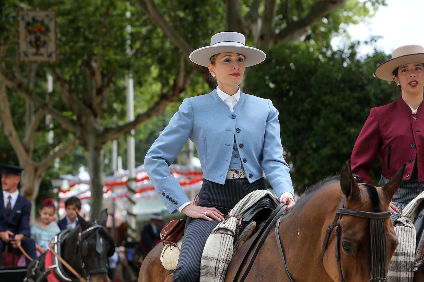 Ambiente este miércoles en la Feria de Sevilla