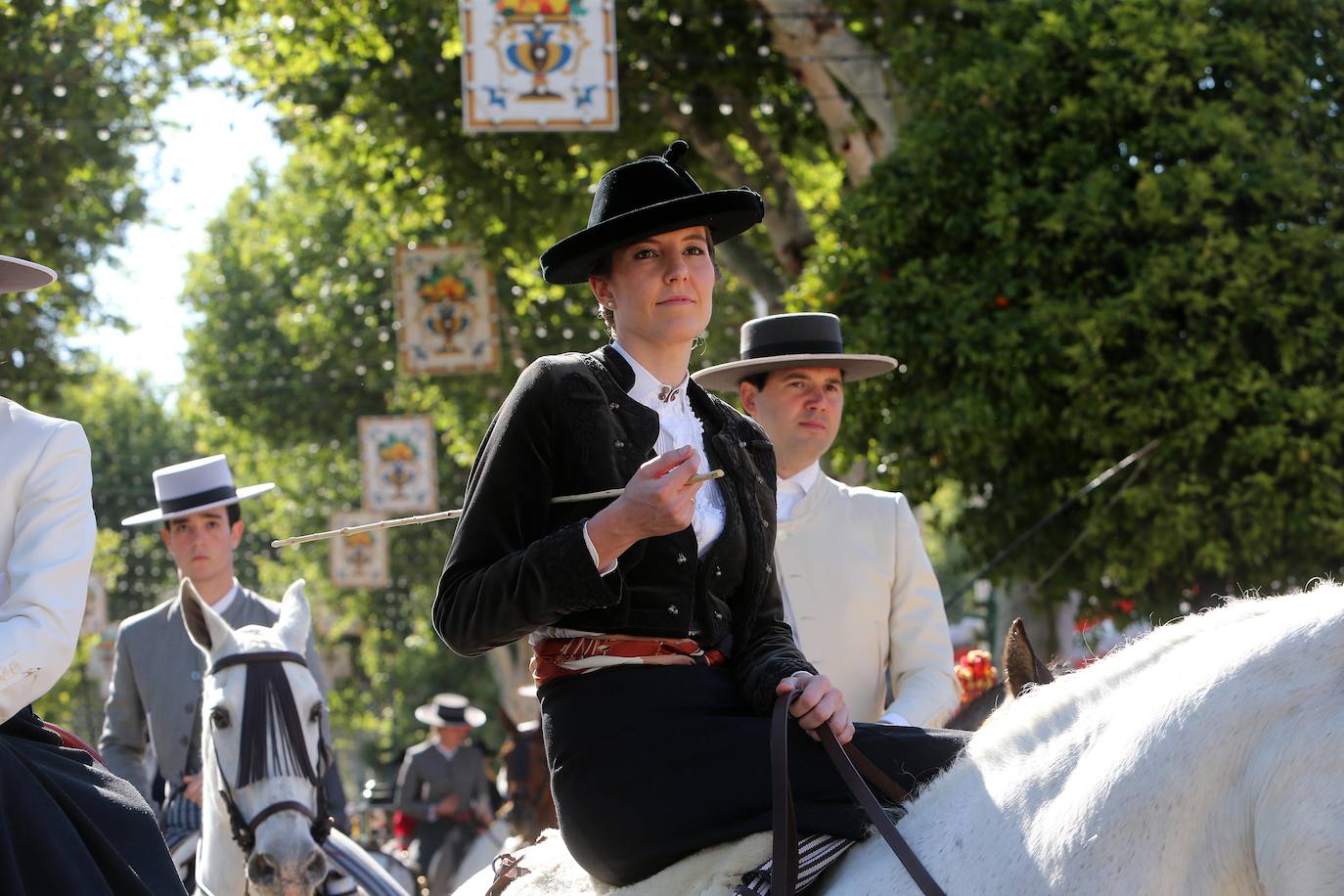 Ambiente este miércoles en la Feria de Sevilla