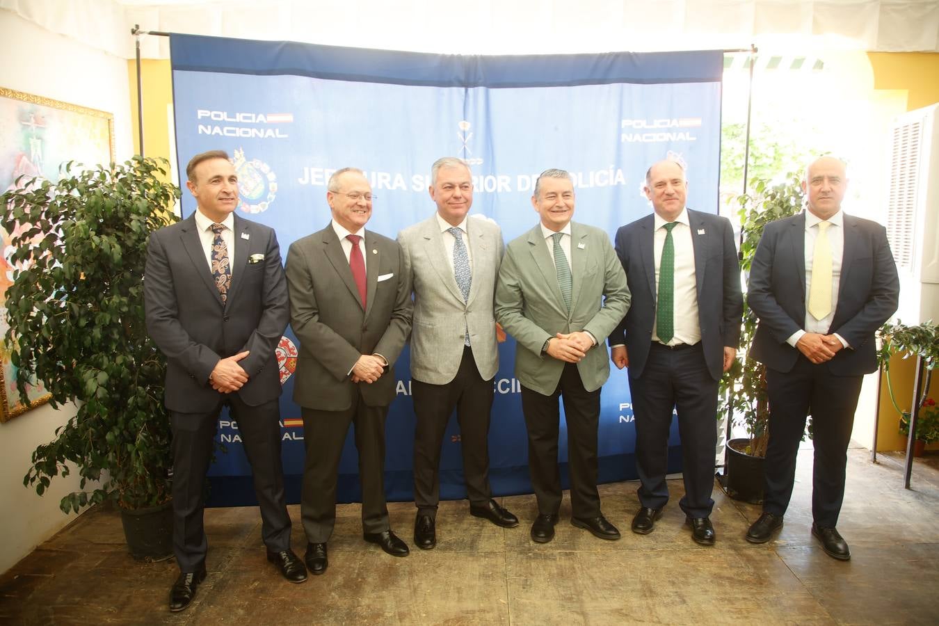 Recepción de la Policía Nacional.