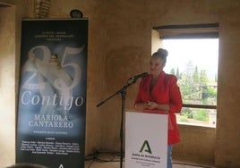 Mariola Cantarero celebra 25 años en los escenarios con un espectáculo en el Teatro del Generalife rodeada de amigos