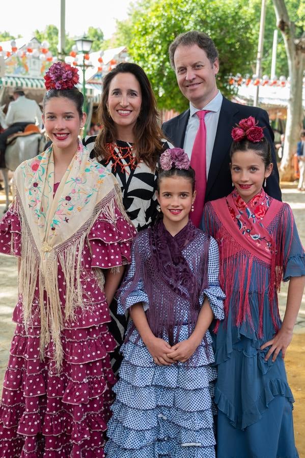 María Gea, Marta Oses, Alberto Gea, Blanca y Claudia Gea