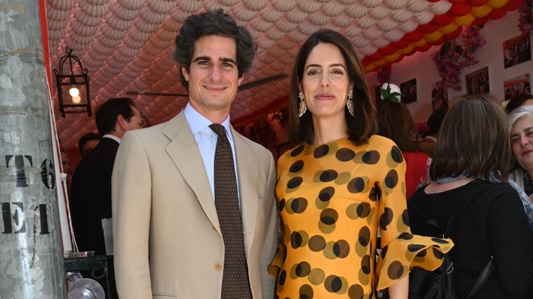 Los duques de Huéscar en la Feria de Abril de Sevilla
