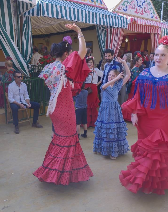 Ambiente en el real durante el viernes de feria