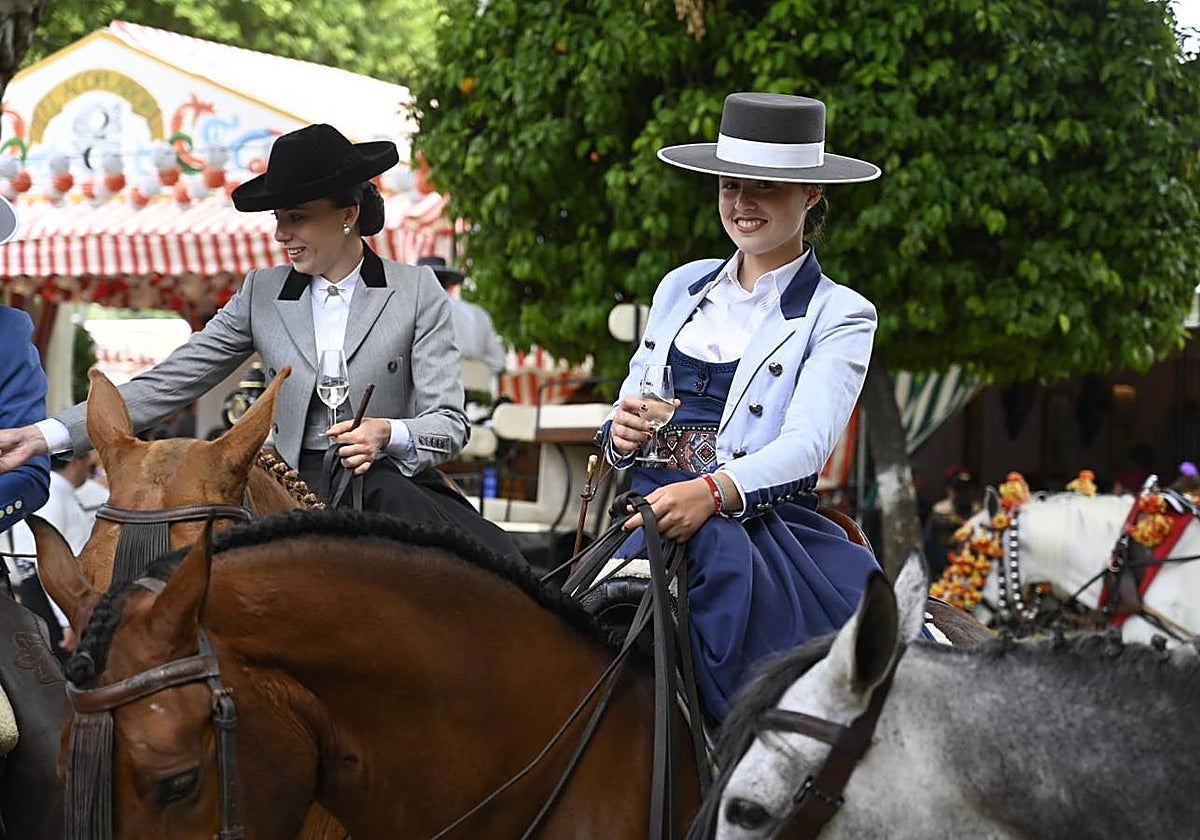 Ambiente en el real, este sábado de Feria
