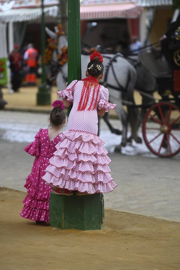 Ambiente festivo en el real, este sábado de Feria