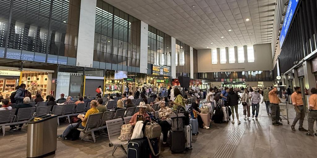 El caos del AVE refleja que la estación de Santa Justa necesita una ampliación