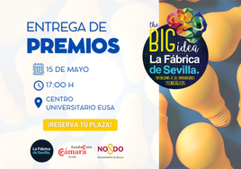 El concurso BIG Idea de La Fábrica de Sevilla celebra su entrega de premios este jueves en el Campus de la Cámara de Comercio de Sevilla