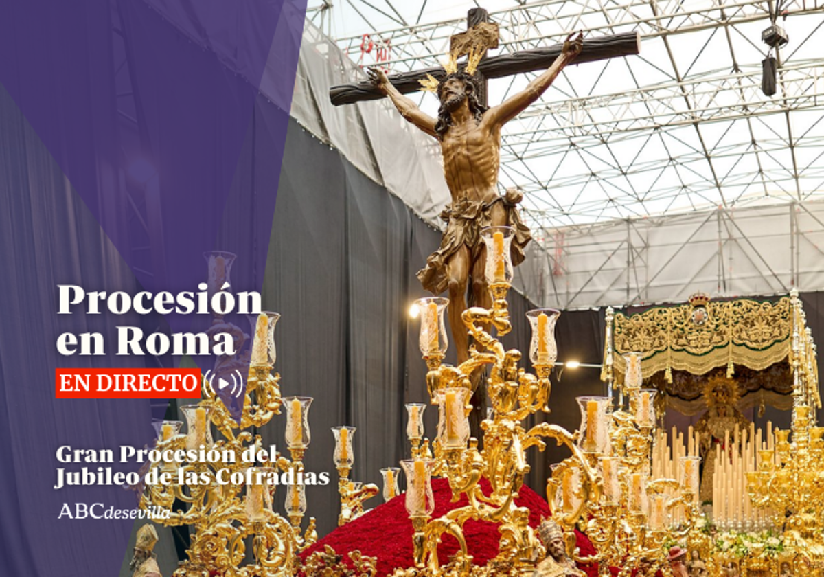 El Cristo de la Expiración del Cachorro y la Esperanza de Málaga han recibido culto en la Basílica de San Pedro durante estos días