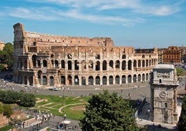 El Coliseo y el Arco de Constantino, dos lugares icónicos de Roma por los que pasará el Cachorro durante su procesión