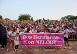 Dos Hermanas se vuelca con su paisana Melody