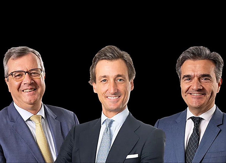 Jose Ángel Castillo, Javier Macías y Carlos Rodríguez, socios de Ejaso en Andalucía
