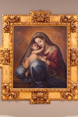 Virgen con el Niño, obra de Pedro Atanasio Bocanegra