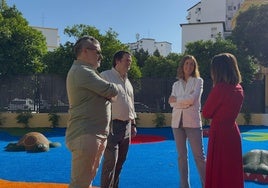 El Ayuntamiento reforma el patio de infantil del colegio Aníbal González de Sevilla tras una inversión de 36.500 euros