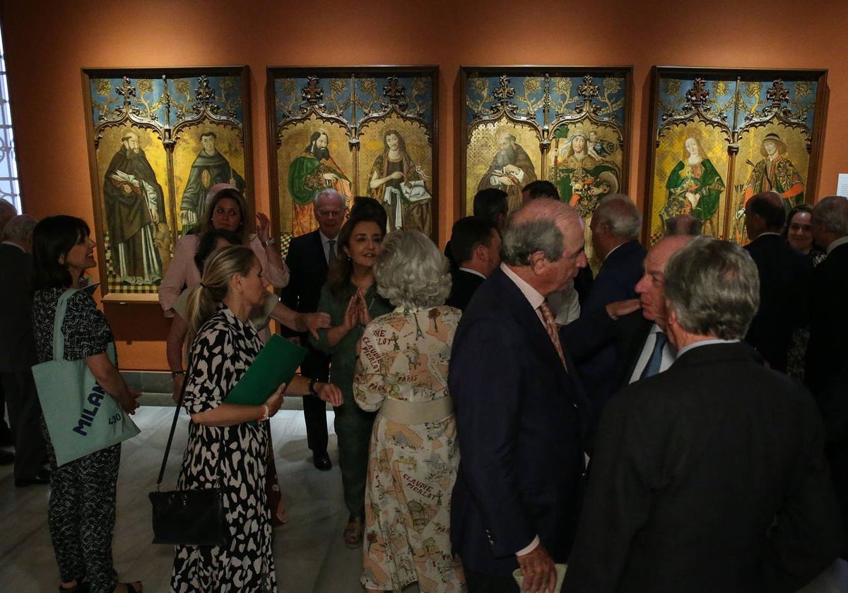 Un momento del acto celebrado este lunes en el museo de Bellas Artes de Sevilla