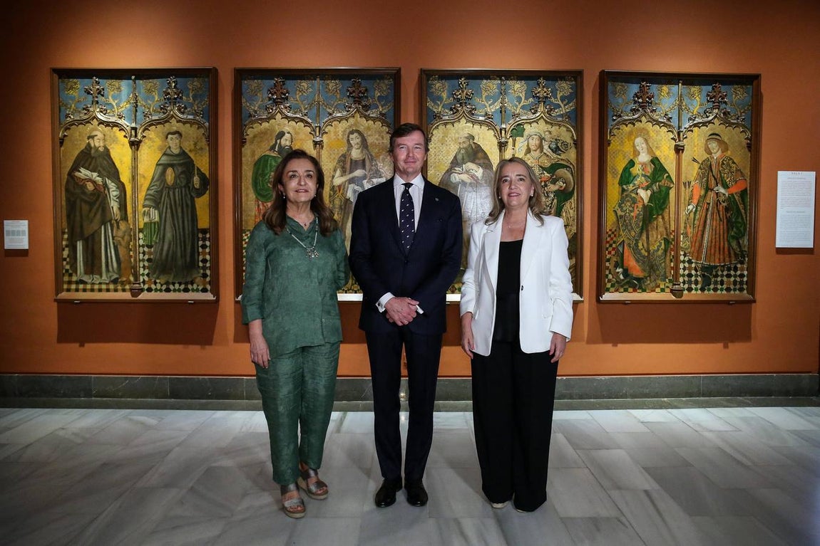 Un momento del acto celebrado en el museo de Bellas Artes de Sevilla