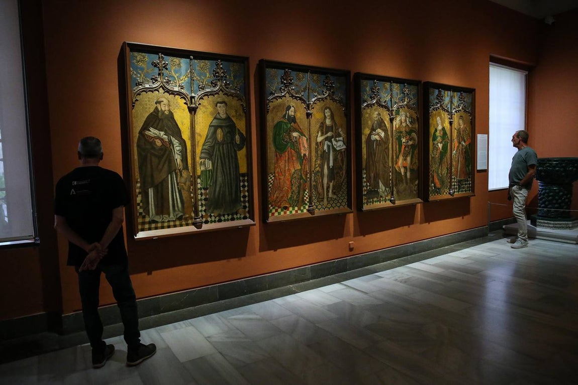 Un momento del acto celebrado en el museo de Bellas Artes de Sevilla