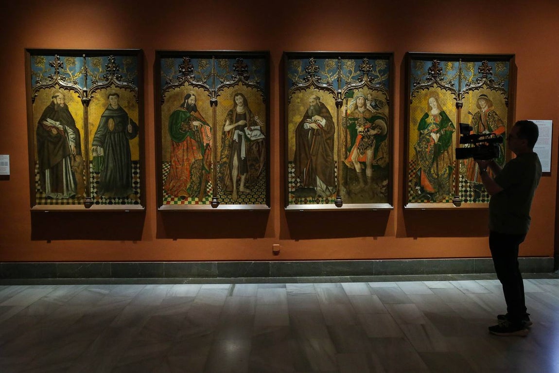 Un momento del acto celebrado en el museo de Bellas Artes de Sevilla