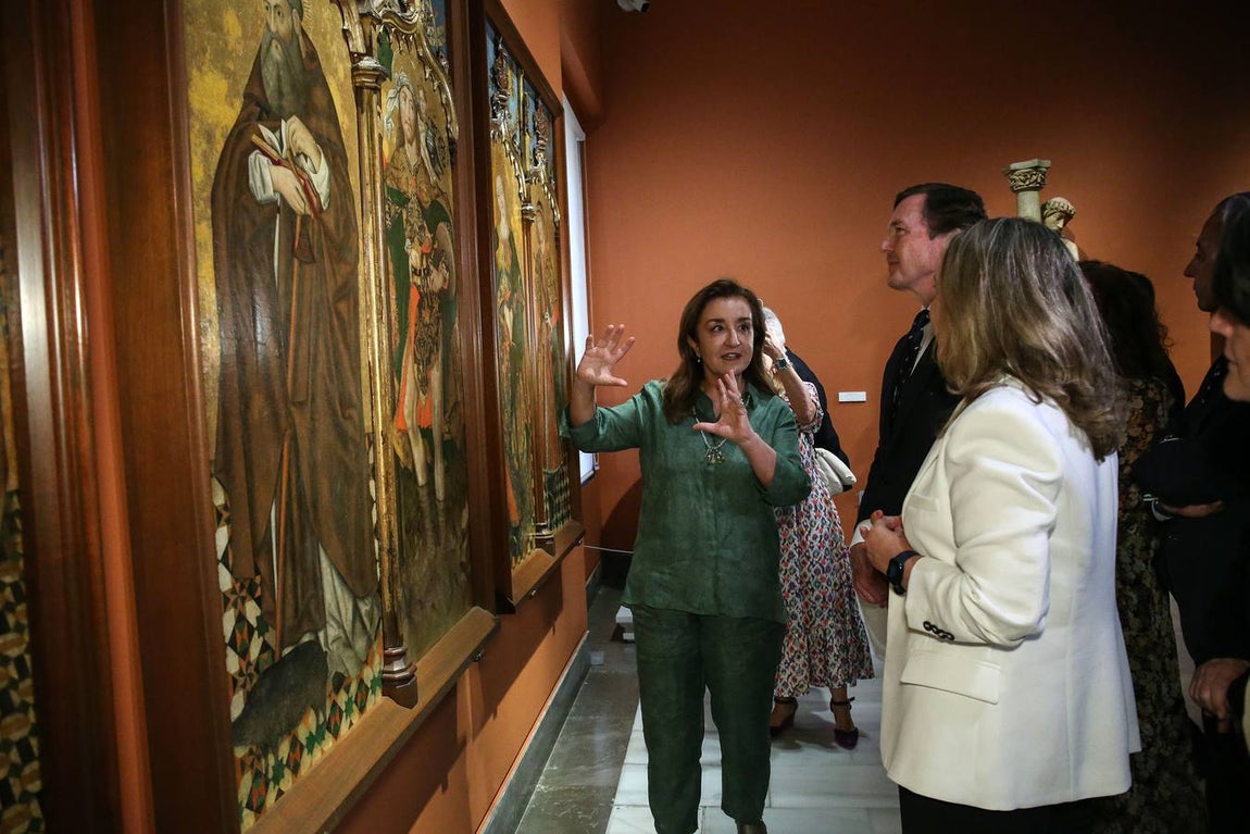 Un momento del acto celebrado en el museo de Bellas Artes de Sevilla