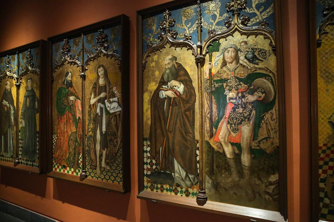 Un momento del acto celebrado en el museo de Bellas Artes de Sevilla