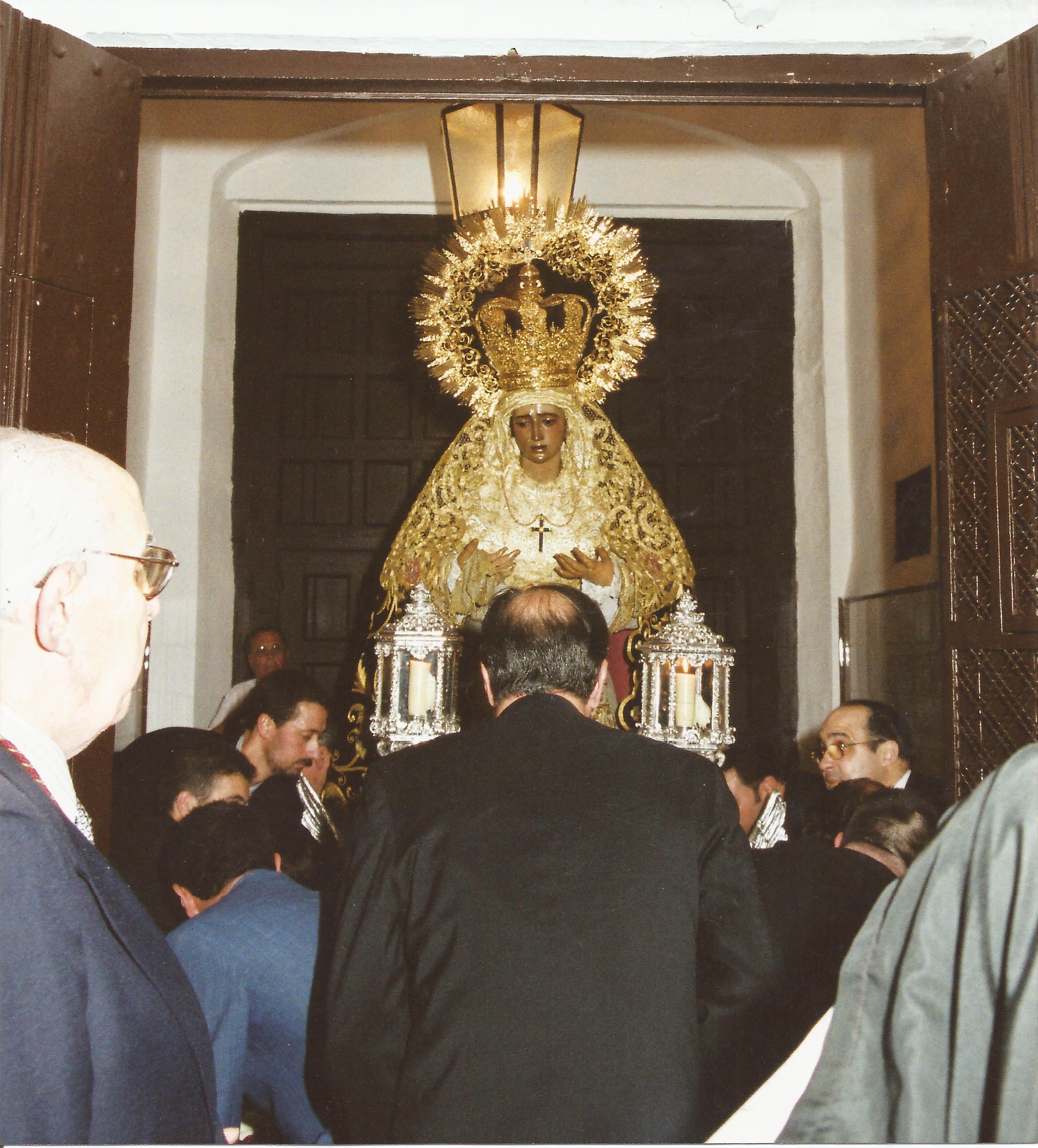 La Amargura en el convento de las Hermanas de la Cruz en 2002