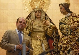 Aníbal Tovaruela , hermano mayor de la Amargura: «La Virgen pasará ante muchos vecinos que jamás la han tenido tan cerca»