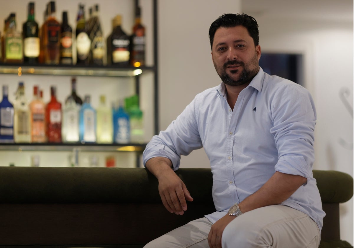 Germán Franco en un espacio de la sede de la compañía Trifulca
