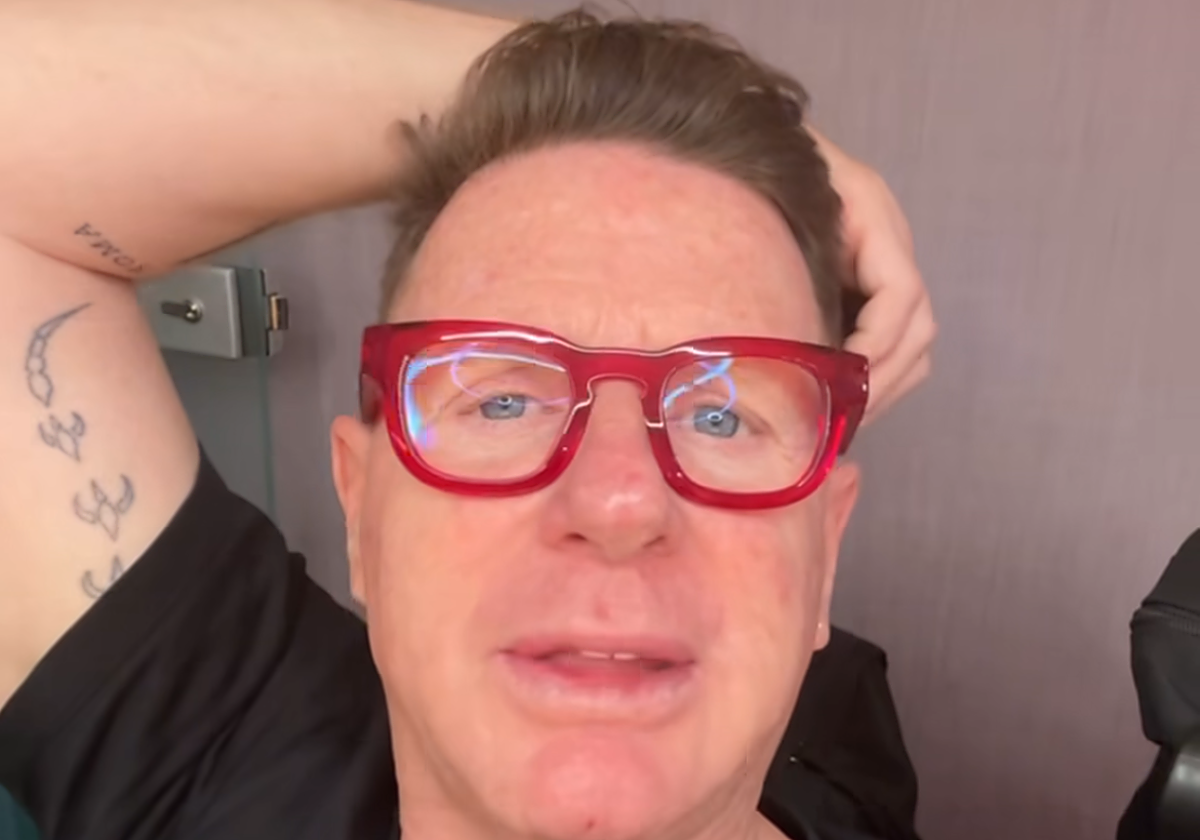 Jorge quejándose en su cuenta de Instagram por el último retraso de su tren