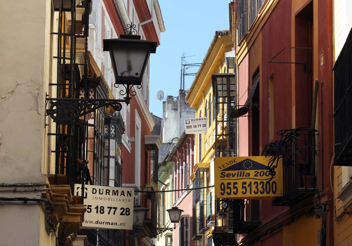 Varias propiedades en venta en el centro de Sevilla