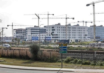 Una de las promociones que construye Metrovacesa en el barrio Isla Natura en Palmas Altas
