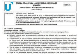 Así ha sido el examen de Geografía en la Selectividad 2025 en Andalucía