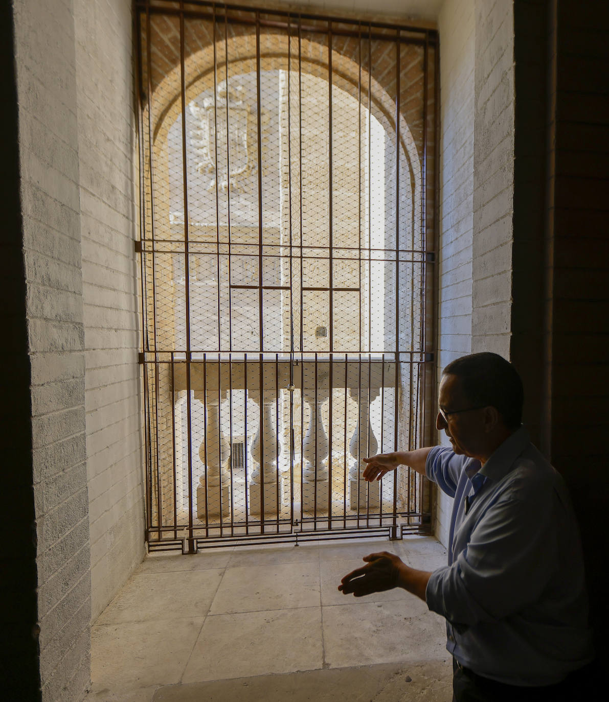 Mirador restaurado en la Giralda de Sevilla