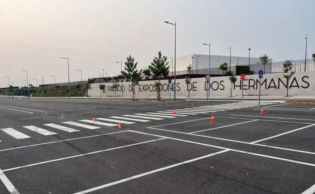 Nuevo aparcamiento que dará servicio al Palacio de Congresos que cuenta con 2.500 plazas