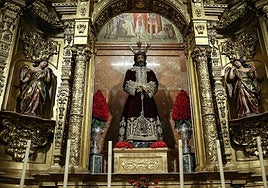 La Macarena retira del culto este lunes al Señor de la Sentencia para labores de conservación