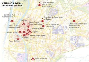 Algunas de las grandes obras que llevará a cabo el Ayuntamiento de Sevilla este verano
