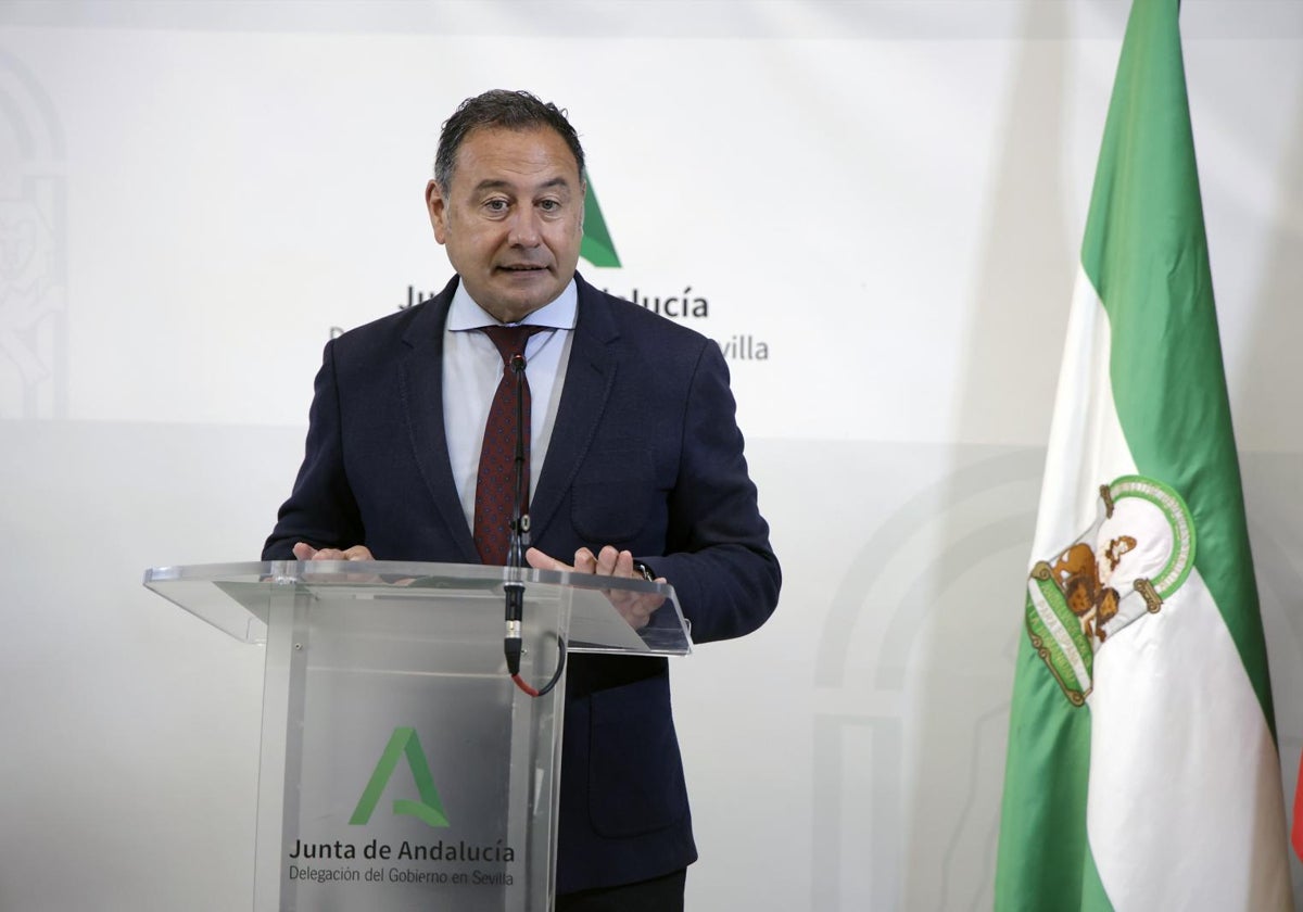El presidnte del PP de Sevilla, Ricardo Sánchez