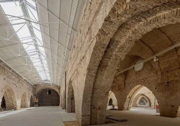 El interior de las Atarazanas tras las obras de Vázquez Consuegra