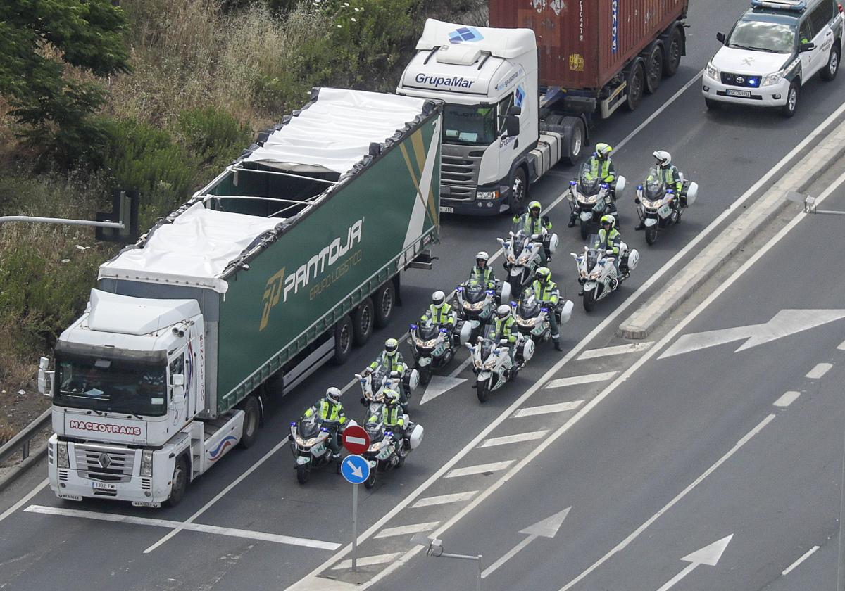 Imagen de archivo de una operación de la Guardia Civil