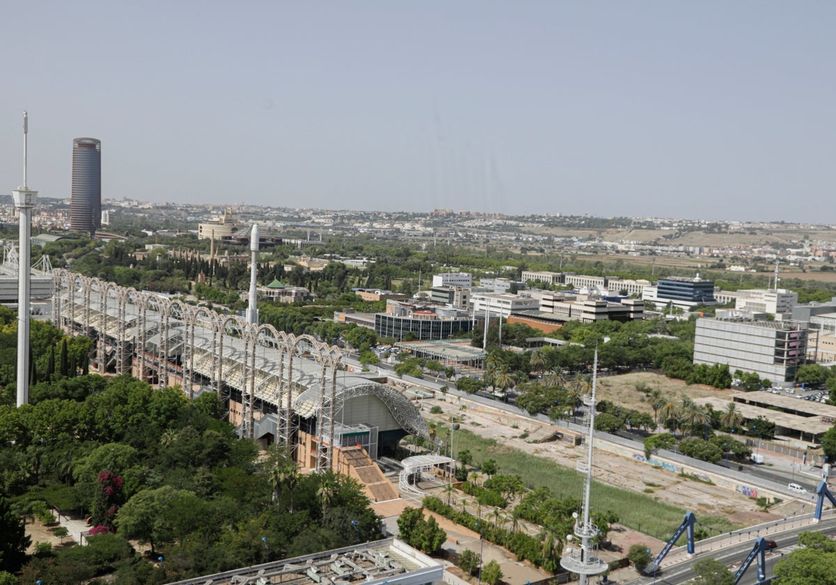 Vista del Parque Tecnológico Cartuja (PTC) en una vista área