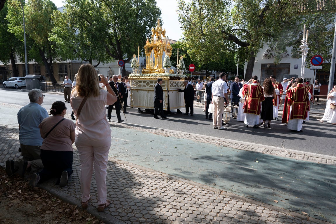 Las imágenes de las procesiones sacramentales del domingo de la Santísima Trinidad