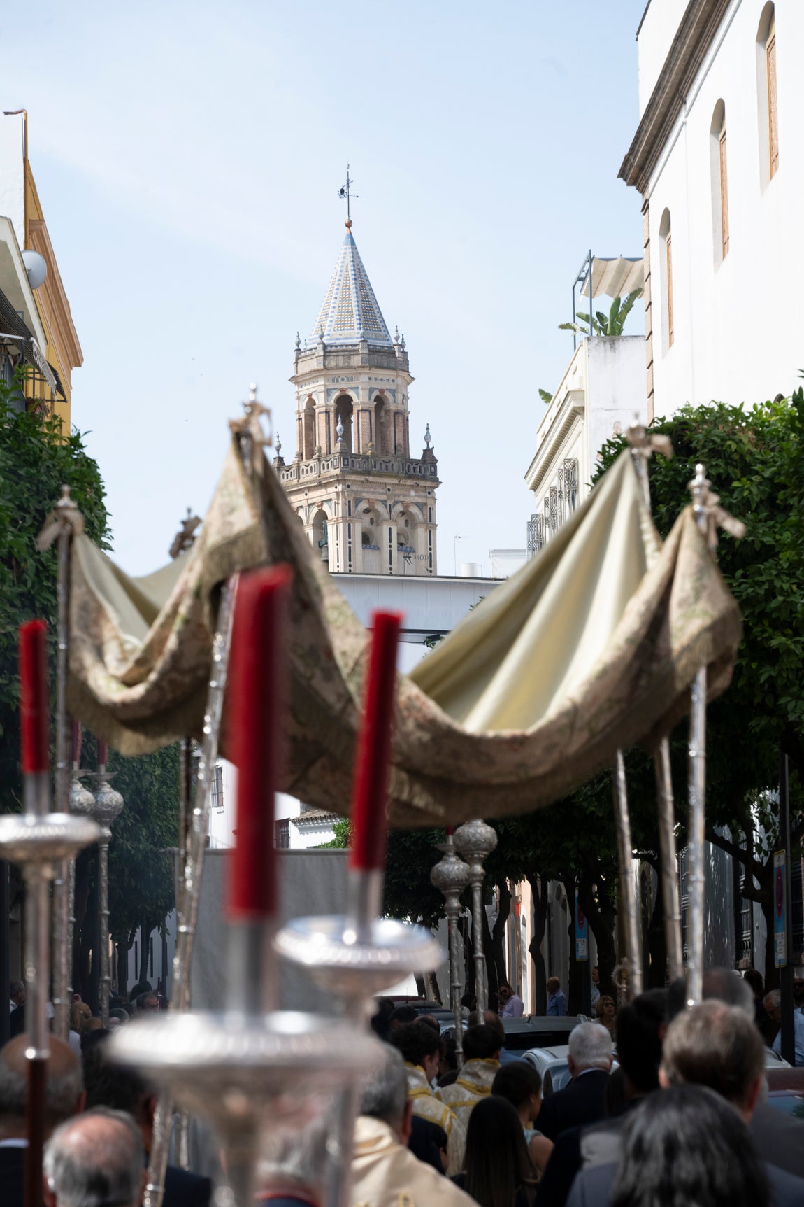 Las imágenes de las procesiones sacramentales del domingo de la Santísima Trinidad