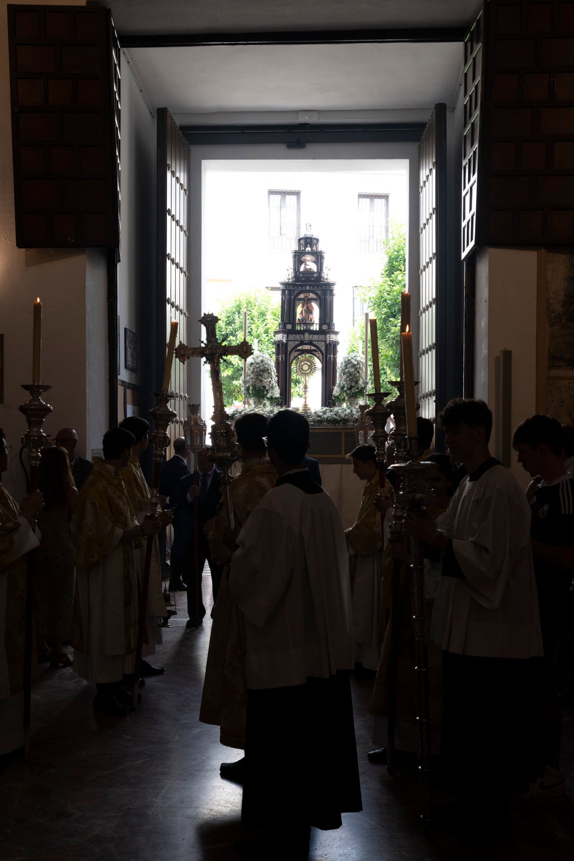 Las imágenes de las procesiones sacramentales del domingo de la Santísima Trinidad