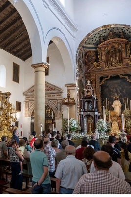 El Corpus de San Ildefonso en la iglesia de Santiago