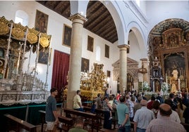 Las imágenes de las procesiones sacramentales del domingo de la Santísima Trinidad